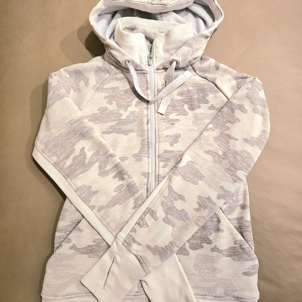 Athleta Women's Camouflage Zip-Up Hoodie Size X-Small
